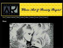 Tablet Screenshot of anthonyrobertsalon.com